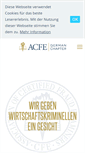 Mobile Screenshot of acfe.de