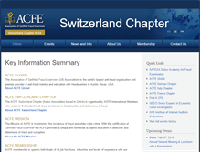 Tablet Screenshot of acfe.ch